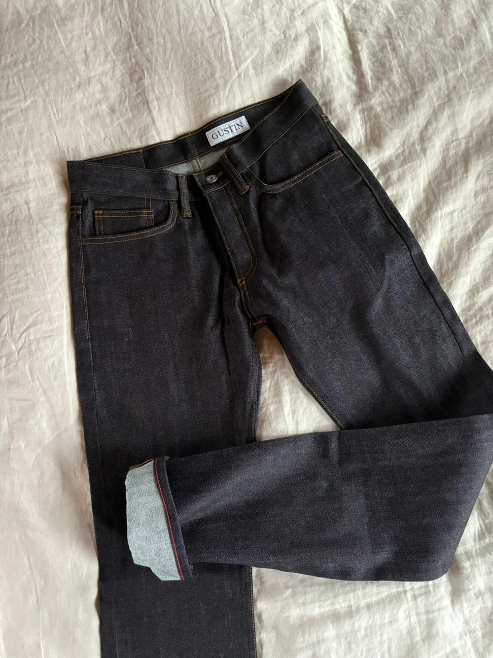 NWOT Gustin #352 Japanese Raw Denim Jeans